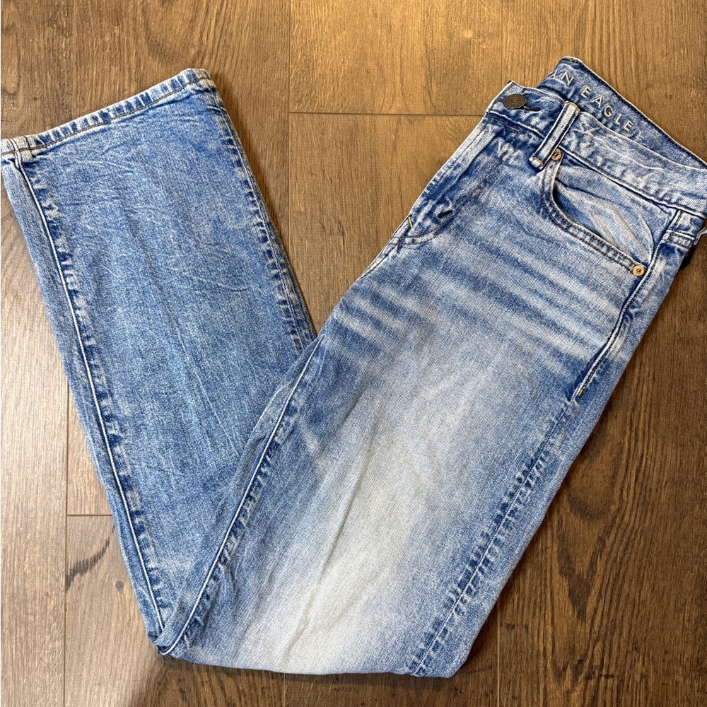 American Eagle By Payless Light Blue Boot Cut Jeans